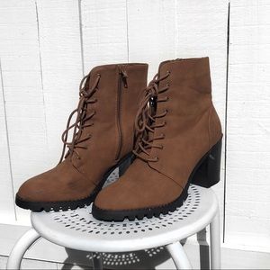Forever 21 Lace-up Boots